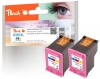 Peach Twin Pack Print-head color, compatible with  HP No. 301XL c*2, D8J46AE
