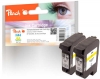 Peach Twin Pack Print-head yellow, compatible with  HP No. 44 y*2, 51644YE*2