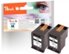 Peach Twin Pack Print-head black, compatible with  HP No. 300 bk*2, CC640EE*2
