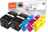 Peach Combi Pack Plus compatible with  HP No. 934XL, No. 935XL, C2P23A*2, C2P24A, C2P25A, C2P26A