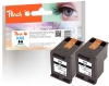 Peach Twin Pack Print-head black compatible with  HP No. 302 bk*2, F6U66AE*2