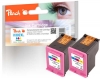 Peach Twin Pack Print-head color compatible with  HP No. 302XL c*2, F6U67AE*2
