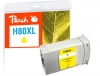 Peach Tintenpatrone gelb kompatibel zu  HP 80XL Y, C4848A