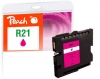 Peach Tintenpatrone magenta kompatibel zu  Ricoh GC21M, 405534