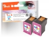 Peach Twin Pack Print-head color compatible with  HP No. 303 C*2, T6N01AE*2