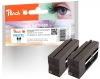 Peach Twin Pack Ink Cartridge black compatible with  HP No. 957XL bk*2, L0R40AE*2