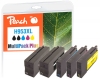 Peach Multi Pack Plus with chip compatible with  HP No. 953XL, L0S70AE*2, F6U16AE, F6U17AE, F6U18AE