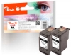 318852 - Peach Double Pack tête d'impression noir, compatible avec PG-540BK, 5225B005 Canon