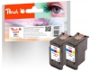 318853 - Peach Double Pack tête d'impression couleur, compatible avec CL-541C, 5227B004 Canon