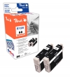 319189 - Peach Twin Pack cartouche d'encre noire, compatible avec T1281 bk*2, C13T12814011 Epson