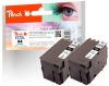 319992 - Peach Twin Pack cartouche d'encre noire, compatible avec T2711*2, No. 27XL bk*2, C13T27114010*2 Epson