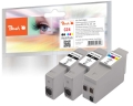 Peach Spar Pack Tintenpatronen kompatibel zu  Canon BCI-21, BCI-24