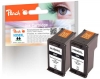 318803 - Peach Twin Pack testine di stampa nero, compatibile con No. 350XL*2, CB336EE*2 HP