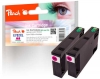 318848 - Peach Doppelpack Tintenpatronen magenta kompatibel zu T7023 m*2, C13T70234010*2 Epson