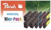 321755 - Peach pacchetto da 10 cartucce d'inchiostro compatibili con No. 953XL, L0S70AE*4, F6U16AE*2, F6U17AE*2, F6U18AE*2 HP